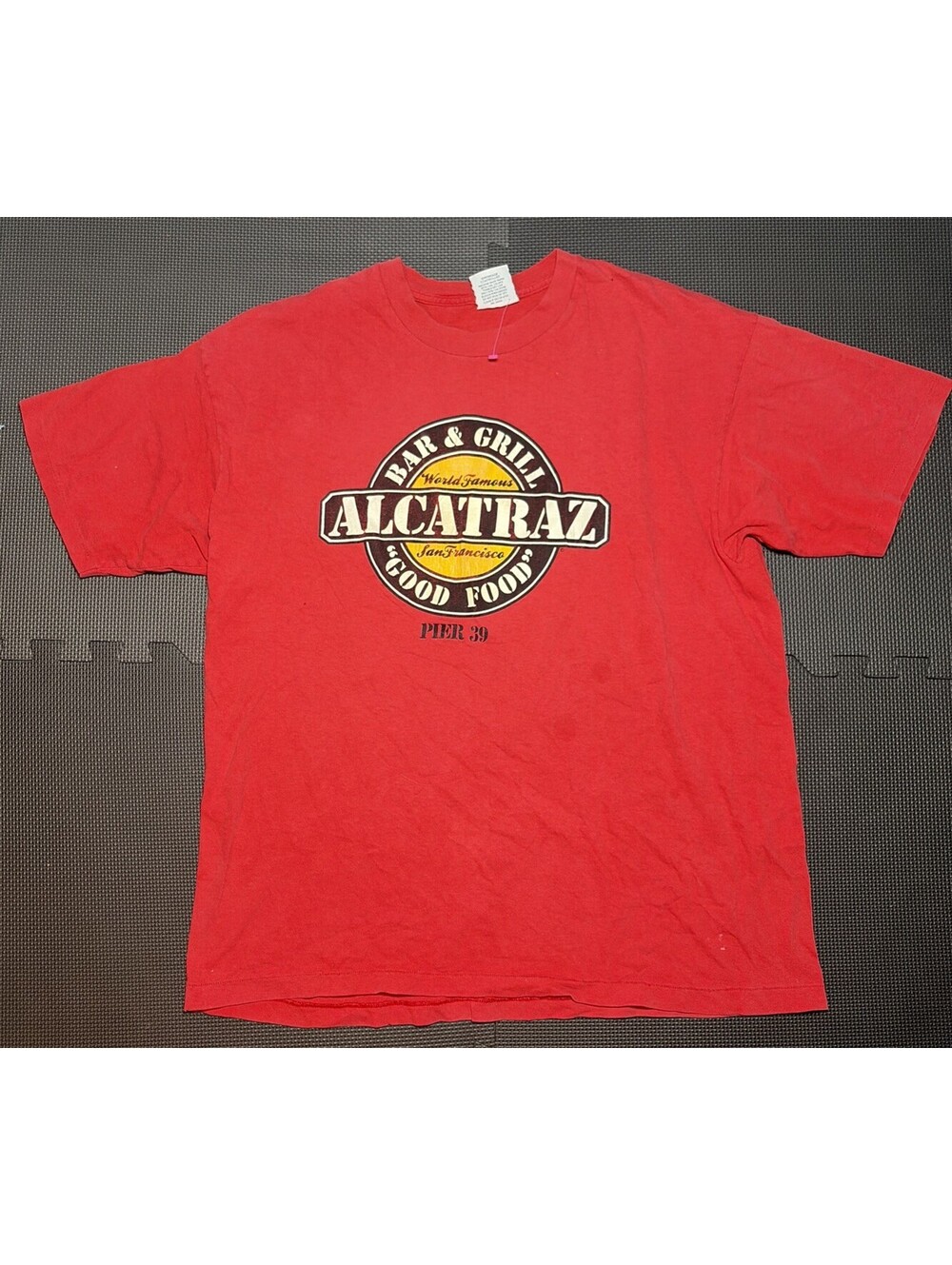 Vtg Alcatraz Prison Bar & Grill Joke T-Shirt Size Xl San Francisco Pier 39 90s